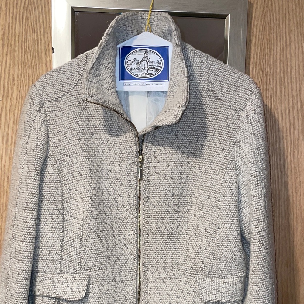Cloud Dancer Tweed Boucle Coat Size 14 - Picture 2 of 10